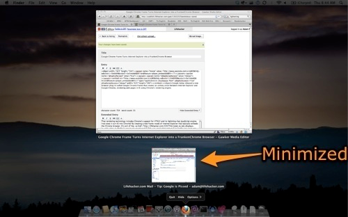Ilustrație pentru articol intitulat Minimize Windows to Icons in Snow Leopard